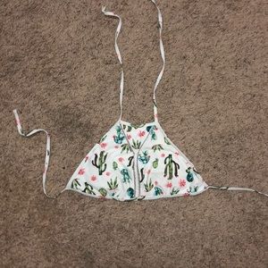 Cactus bikini top